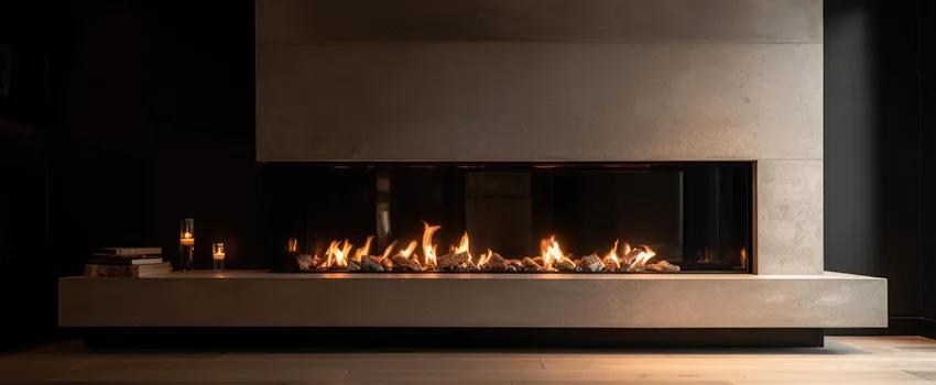 Gas Fireplace Ember Bed Design Services in Winter Park, Florida