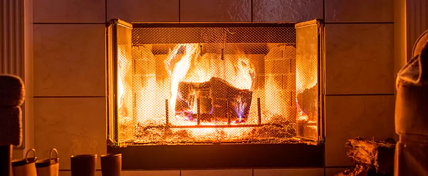Mendota Hearth Landscape Fireplace Installation in Winter Park, Florida