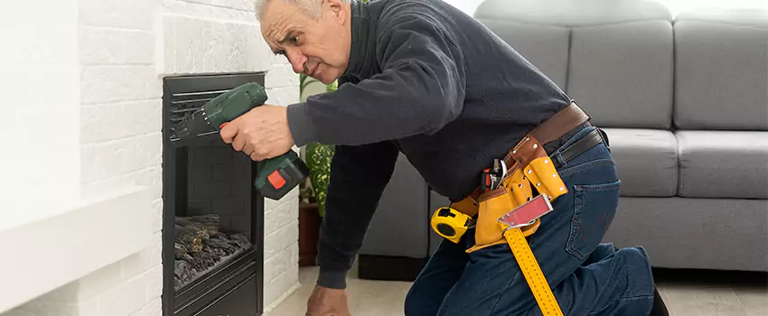 New Indoor Fireplace Installation in Winter Park, Florida