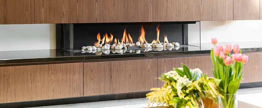 Double-height Fireplace Design Refurbishment in Winter Park, Florida