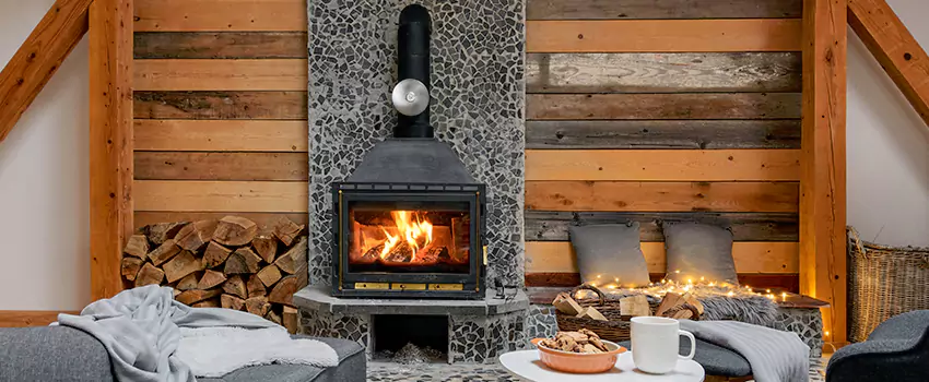 Thelin Hearth Products Direct Vent Gas Stove Fireplace Inspection in Winter Park, Florida